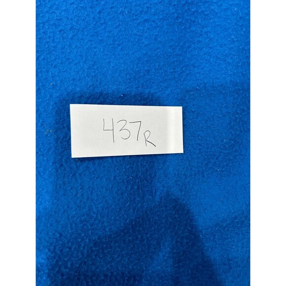 Fox Royal Blue Fleece Pullover Quarter Zip Collar Size S - Picture 7 of 9
